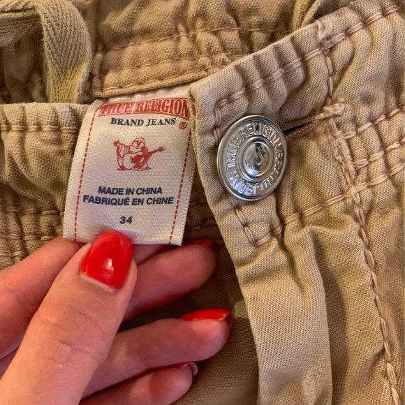 True Religion Cargo Pants Size 34 - Picture 7 of 9